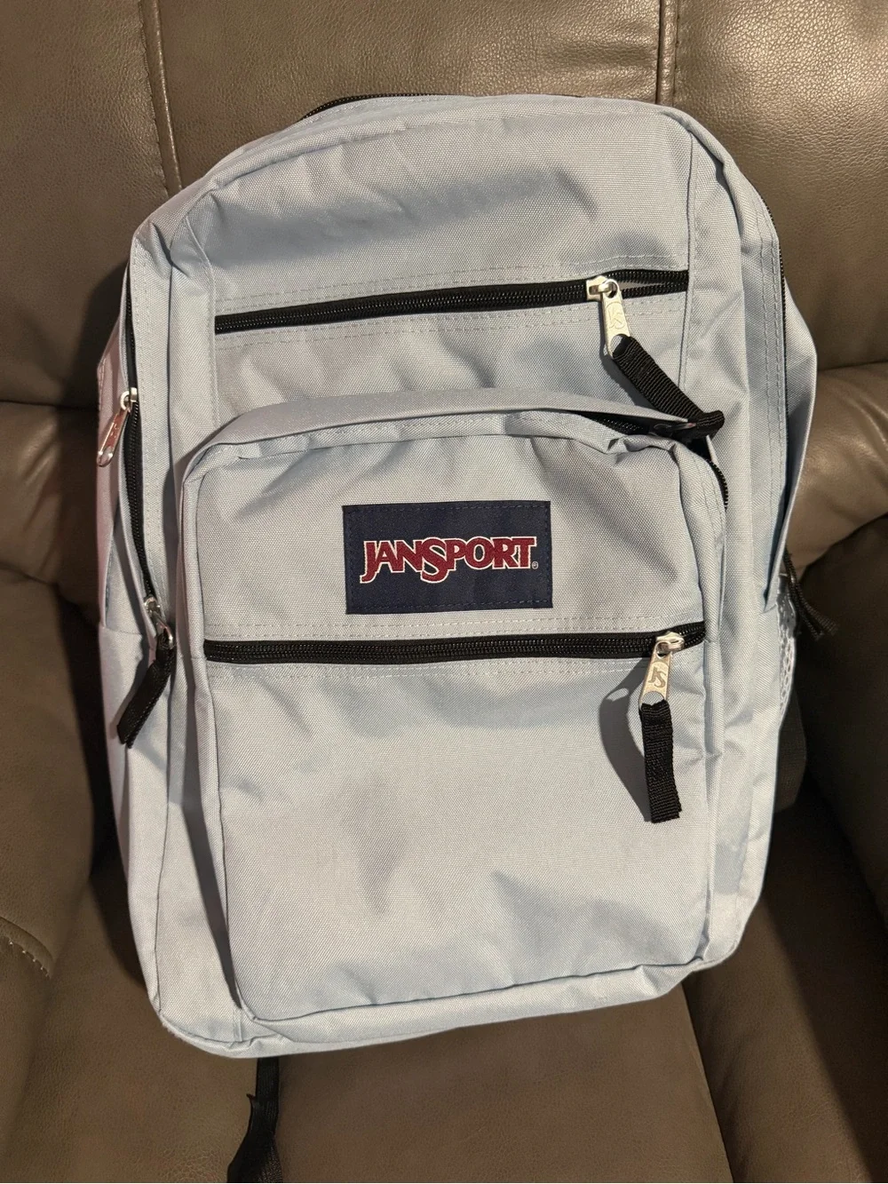 Jansport Light Blue Classic Daypack with Front Pockets